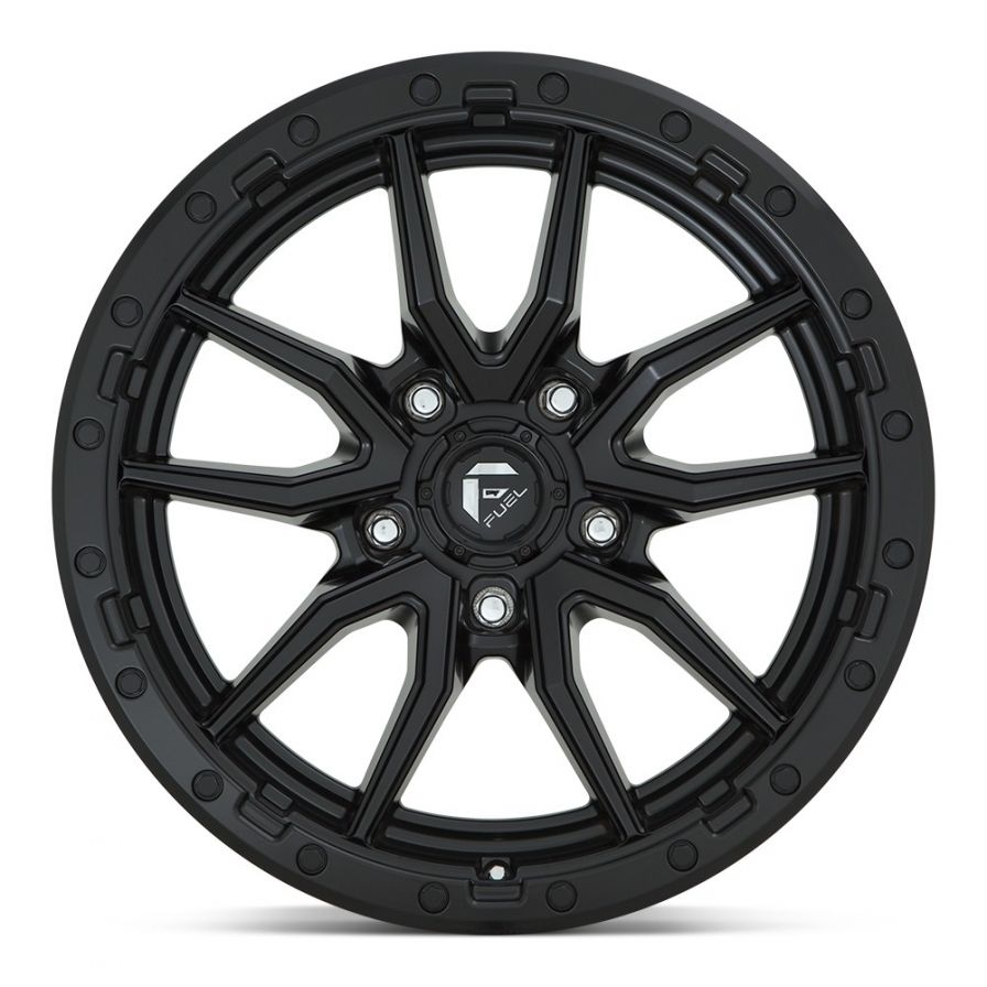 Fuel Wheels<br>Rebel Matte Black (17x9)